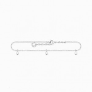 Thomas Sabo Anklet Discs Silver Reťazový Popruh Damske Strieborne | SK-71UERDFQS
