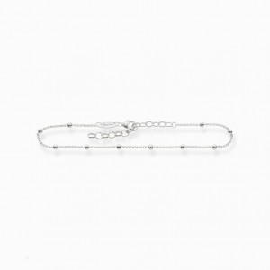 Thomas Sabo Anklet Dots Reťazový Popruh Damske Strieborne | SK-02HGQIMLX