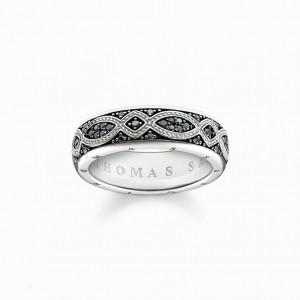 Thomas Sabo Band Ring Love Knot Prstene Damske Strieborne | SK-89JWBRLXA