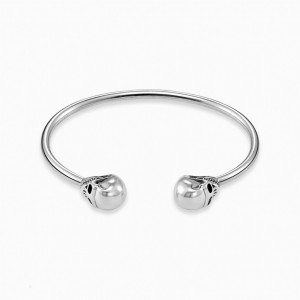 Thomas Sabo Bangle Skull Náramky Damske Strieborne | SK-34KBSCMTA