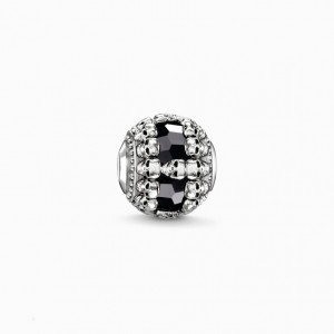 Thomas Sabo Bead Black Skulls Beads Damske Strieborne | SK-64WTVEBYZ
