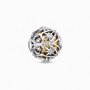 Thomas Sabo Bead Butterfly With Stars Gold Beads Damske Žlté Zlate Strieborne | SK-57VPGDLCJ