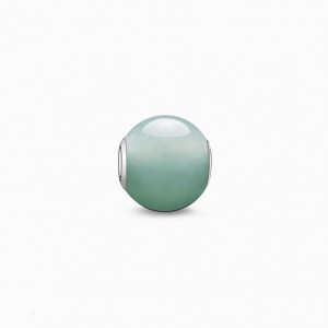 Thomas Sabo Bead Green Aventurine Beads Panske Strieborne | SK-41CKLXAVM