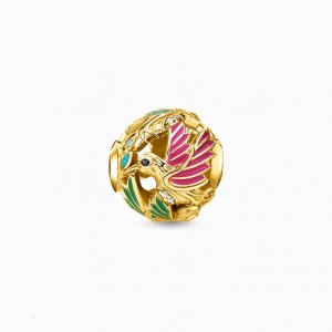 Thomas Sabo Bead Hummingbird Gold Beads Damske Žlté Zlate Strieborne | SK-03SYLADNM