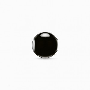 Thomas Sabo Bead Obsidian Beads Panske Strieborne | SK-82VLAFCXM