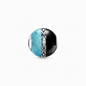 Thomas Sabo Bead Ornament Turquoise Beads Damske Strieborne | SK-72MFEGKBL