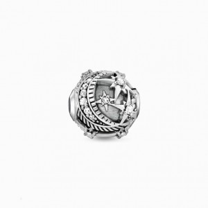 Thomas Sabo Bead Royalty Star Silver Beads Damske Strieborne | SK-86MRGFCBT