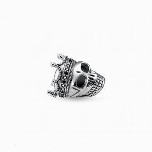 Thomas Sabo Bead Skull King Beads Damske Strieborne | SK-83EORNQBL