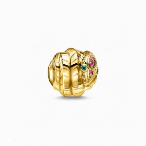 Thomas Sabo Bead Snake Gold Beads Damske Žlté Zlate Strieborne | SK-05VGJEFSX