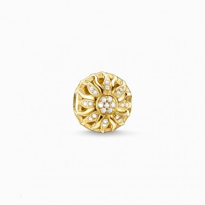 Thomas Sabo Bead Sunshine Beads Damske Žlté Zlate Strieborne | SK-45DWZQFPY