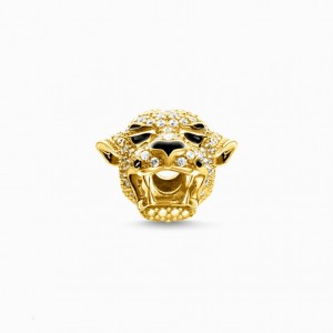 Thomas Sabo Bead Tiger Beads Damske Žlté Zlate Strieborne | SK-64ZQTNDBR