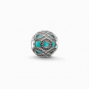 Thomas Sabo Bead Turquoise Ethnic Beads Damske Strieborne | SK-69BWFIHYO
