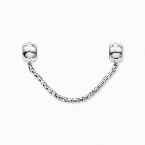 Thomas Sabo Bezpečnostné Chain Klasické Beads Panske Strieborne | SK-23NSYOUDJ