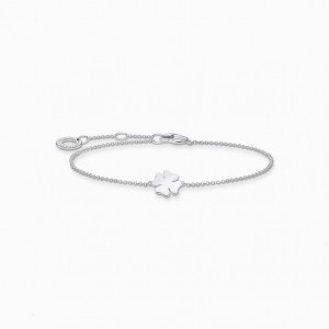 Thomas Sabo Bracelet Cloverleaf Silver Naramok Damske Strieborne | SK-40TYNIVCS