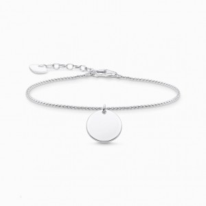 Thomas Sabo Bracelet Disc Silver Naramok Damske Strieborne | SK-85LQEIYOD