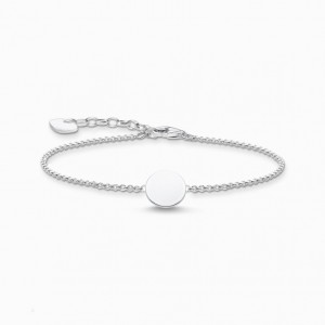 Thomas Sabo Bracelet Disc Silver Naramok Damske Strieborne | SK-18JPALZUX