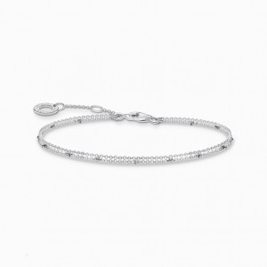 Thomas Sabo Bracelet Double Strand Silver Naramok Damske Strieborne | SK-26ZDWNIFH