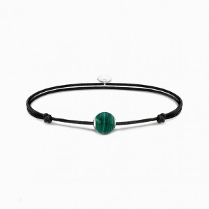 Thomas Sabo Bracelet Karma Secret With Green Malachite Bead Naramok Damske Strieborne | SK-93BTYAEGQ