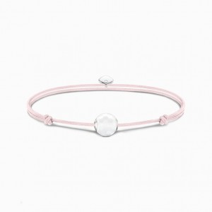 Thomas Sabo Bracelet Karma Secret With White Jade Bead Naramok Damske Strieborne | SK-36HDBXIPG