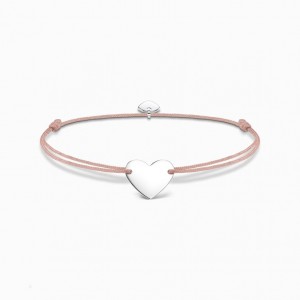 Thomas Sabo Bracelet Little Secret Heart Naramok Damske Strieborne | SK-49UZAVQKO