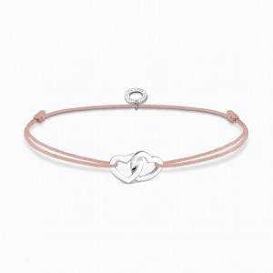 Thomas Sabo Bracelet Little Secret Hearts Naramok Damske Strieborne | SK-04QSYPFJO