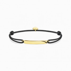 Thomas Sabo Bracelet Little Secret Klasické Gold Naramok Damske Žlté Zlate Strieborne | SK-14LAMVOUE