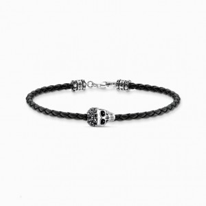 Thomas Sabo Bracelet Skull Silver Naramok Damske Strieborne | SK-87GHYUOTM