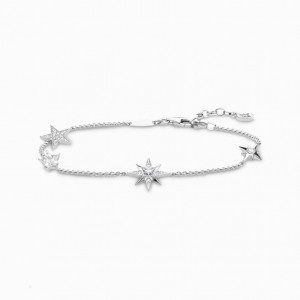 Thomas Sabo Bracelet Stars Silver Naramok Damske Strieborne | SK-13POIJZAB