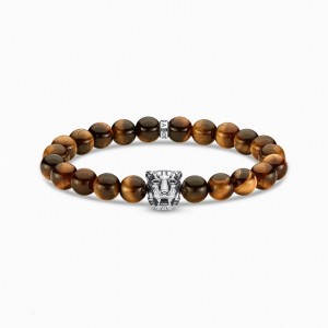 Thomas Sabo Bracelet Tiger Naramok Panske Strieborne | SK-47MLQPOXA