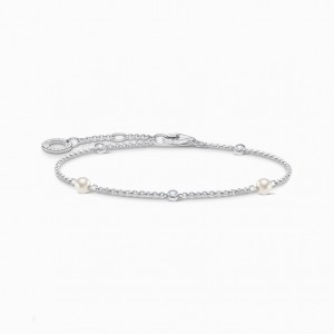 Thomas Sabo Bracelet White Stones Naramok Damske Strieborne | SK-23HNYAQWB
