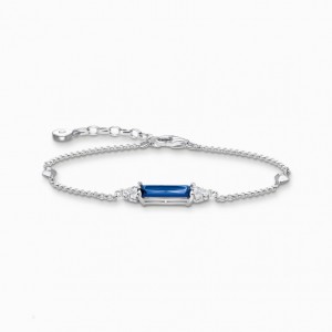 Thomas Sabo Bracelet With Blue And White Stones Silver Naramok Damske Strieborne | SK-47LXFYKDG