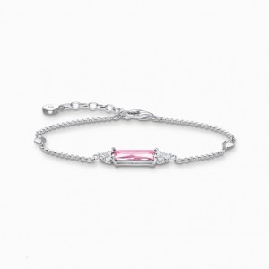 Thomas Sabo Bracelet With Pink And White Stones Silver Naramok Damske Strieborne | SK-01IPDBUZW