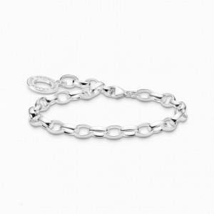 Thomas Sabo Charm Bracelet Klasické Large Naramok Damske Strieborne | SK-92LPBHEDG