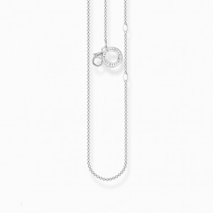 Thomas Sabo Charm Necklace Silver Nahrdelnik Damske Strieborne | SK-47WIEUFKX