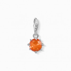 Thomas Sabo Charm Pendant Birth Stone January Prívesky Damske Strieborne | SK-73BAUTHND