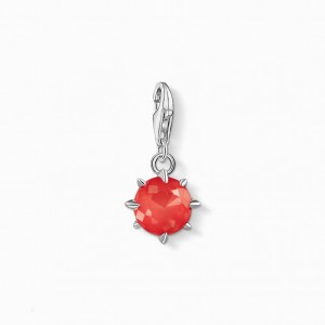 Thomas Sabo Charm Pendant Birth Stone July Prívesky Damske Strieborne | SK-48SKFMCEJ