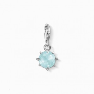 Thomas Sabo Charm Pendant Birth Stone March Prívesky Damske Strieborne | SK-16CYEXLHF