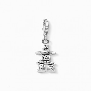 Thomas Sabo Charm Pendant Canada Inukshuk Prívesky Damske Strieborne | SK-14HPXVJEO