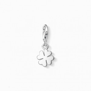 Thomas Sabo Charm Pendant Cloverleaf Prívesky Damske Strieborne | SK-93CEXHMJG