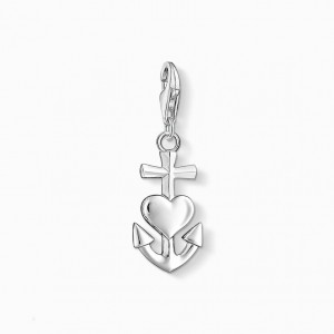 Thomas Sabo Charm Pendant Cross, Heart, Anchor Prívesky Damske Strieborne | SK-41GOBAEKZ