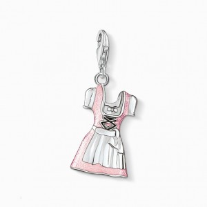 Thomas Sabo Charm Pendant Dirndl Prívesky Damske Strieborne | SK-57FYQUMNP