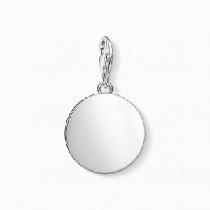 Thomas Sabo Charm Pendant Disc Prívesky Damske Strieborne | SK-35VJQPSXB