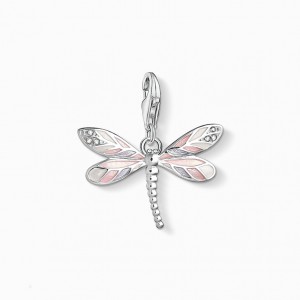 Thomas Sabo Charm Pendant Dragonfly Prívesky Damske Strieborne | SK-30YDJQRHL