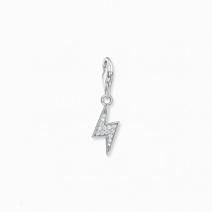 Thomas Sabo Charm Pendant Flash Silver Prívesky Damske Strieborne | SK-01EJFDBKY