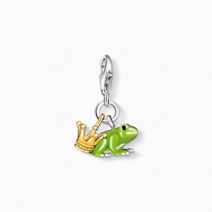 Thomas Sabo Charm Pendant Frog Prince Prívesky Damske Žlté Zlate Strieborne | SK-83TCGZVOF