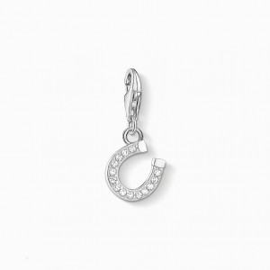 Thomas Sabo Charm Pendant Horseshoe Prívesky Damske Strieborne | SK-62KIGDXQS
