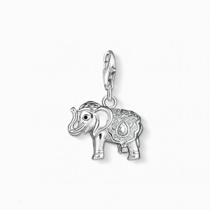 Thomas Sabo Charm Pendant Indian Elephant Prívesky Damske Strieborne | SK-17WBCDHRP