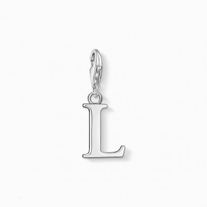 Thomas Sabo Charm Pendant Letter L Prívesky Damske Strieborne | SK-84KFITMLN