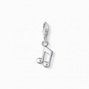 Thomas Sabo Charm Pendant Note Prívesky Damske Strieborne | SK-49VWSLIZF