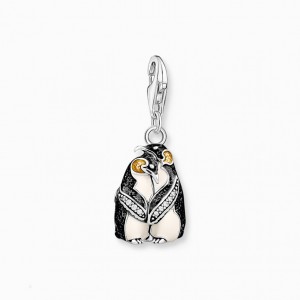 Thomas Sabo Charm Pendant Penguins Silver Prívesky Damske Strieborne | SK-15EZHLFRG